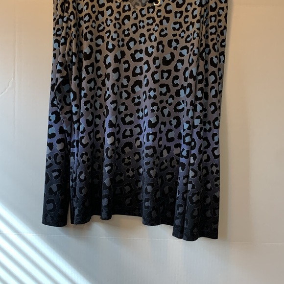 Bob Mackie Wearable Art Animal Print Blouse Size L - Picture 4 of 7